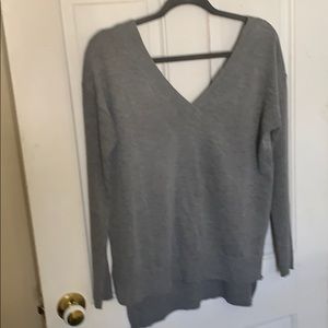 Grey long sleeve sweater